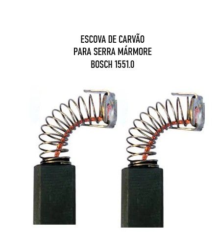 Escova de Carvão Serra Mármore Bosch 1551.0