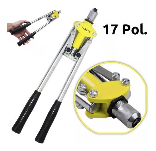 Alicate Rebitador Manual Tipo Alavanca 17 Fertak