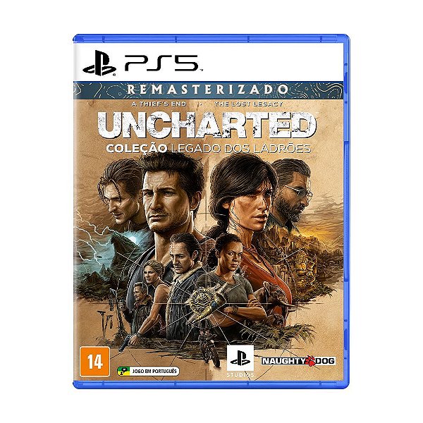 Uncharted 4 A Thief´s End P-S-4 Mídia Física Novo Lacrado