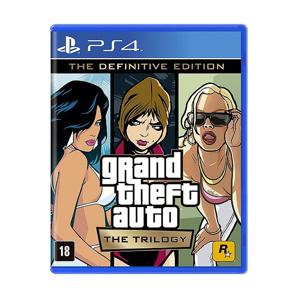 Jogo Grand Theft Auto: The Trilogy (The Definitive Edition) - PS4 Midia Fisica Novo Lacrado