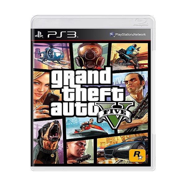 Jogo Grand Theft Auto V(GTA 5) Novo Para Playstation 3 - Loja de Vídeo  Games Fortaleza EiNerdGames