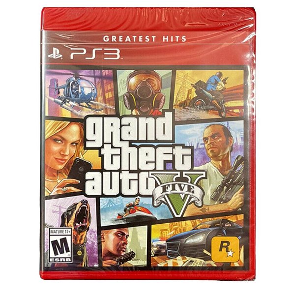 Jogo Grand Theft Auto V(GTA 5) Novo Para PS3 - Loja de Vídeo Games  Fortaleza EiNerdGames