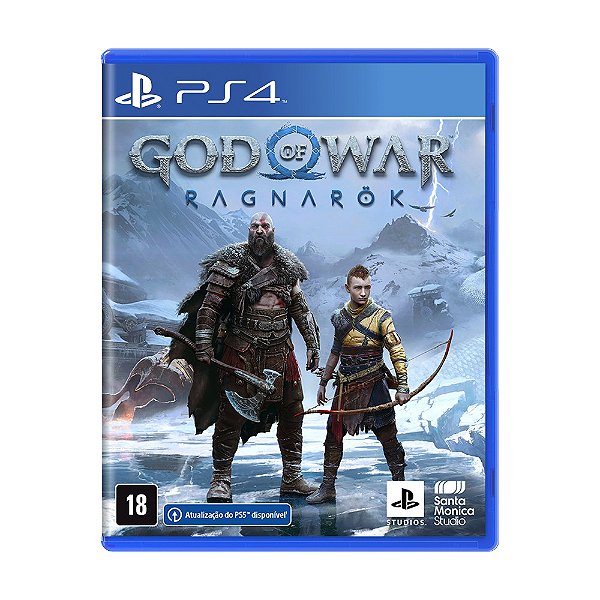 Jogo God of War: Ragnarok - PS4 Midia Fisica Novo Lacrado