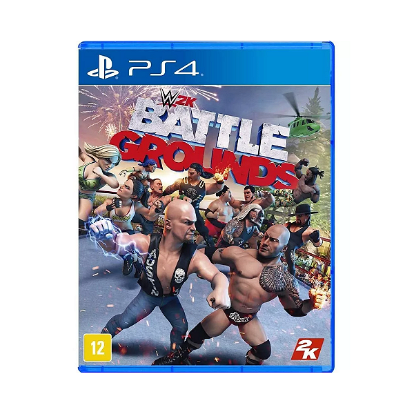 Jogo Wwe 2k Games Battlegrounds PS4 Midia Fiica Novo Lacrado