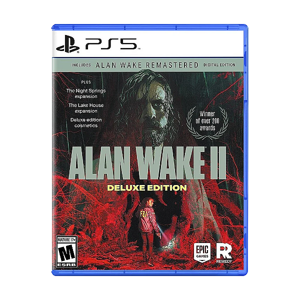 Jogo Alan Wake II (Deluxe Edition) - PS5 Midia Fisica Novo Lacrado