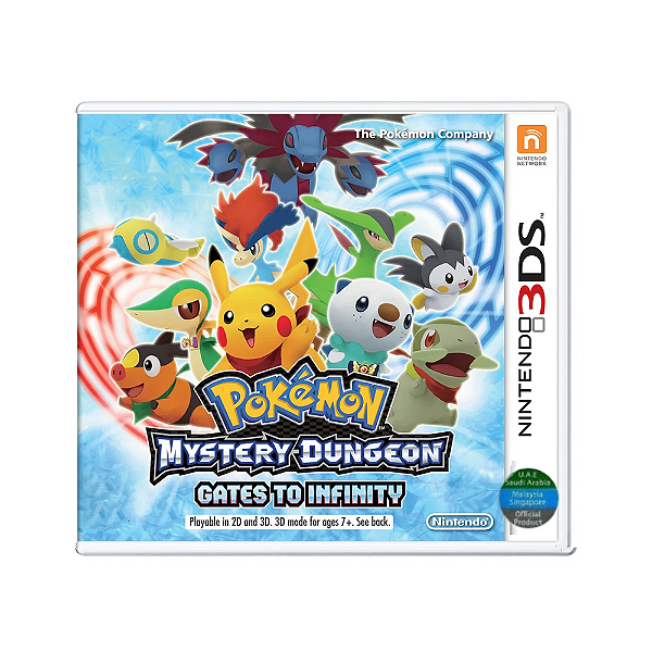Jogo Pokémon Mystery Dungeon: Gates to Infinity - 3DS - Novo Lacrado