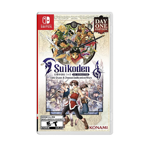 Jogo Suikoden I&II HD Remaster Gate Rune And Dunan Unification Wars - Nintendo Switch Usado