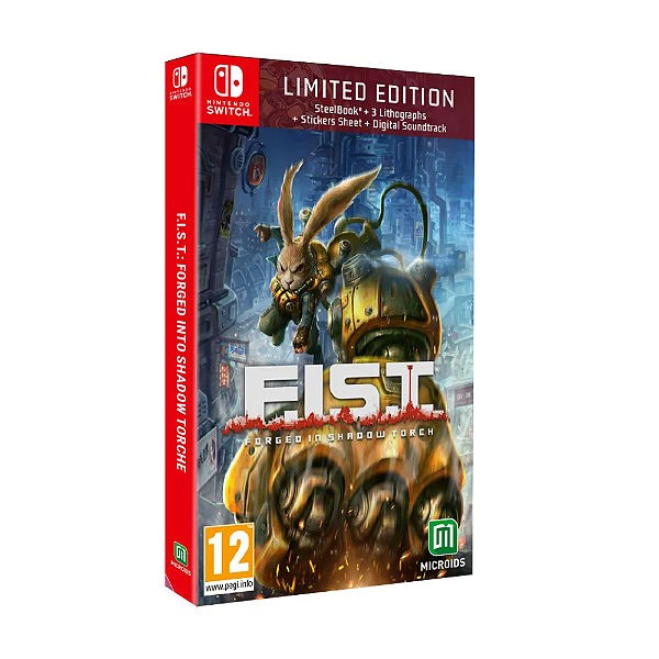 Jogo F.I.S.T Forged in Shadow Torch  Edição Steelbook - Nintendo Switch Novo Lacrado