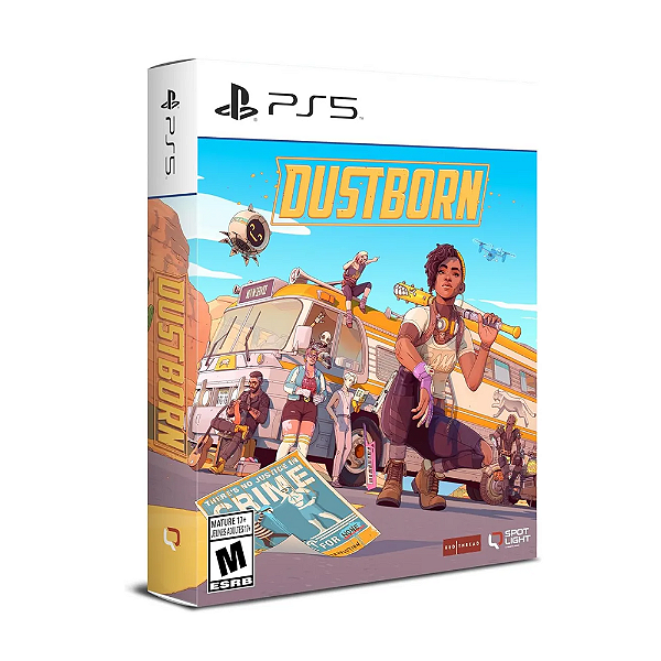 Jogo Dustborn Limited Retail Edition - PS5 Midia Fisica Novo Lacrado