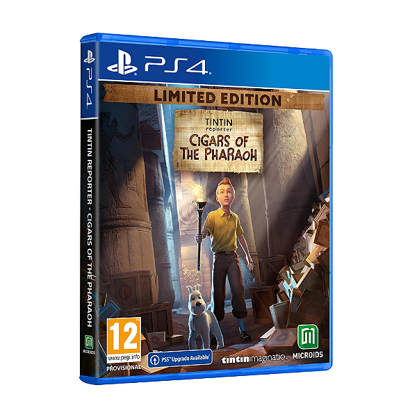 Jogo Tintin Reporter: Cigars of the Pharaoh - Limited Edition - PS4 Midia Fisica Novo Lacrado