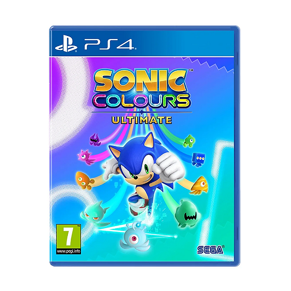 Jogo Sonic Colours Ultimate - PS4 Midia Fisica Novo Lacrado
