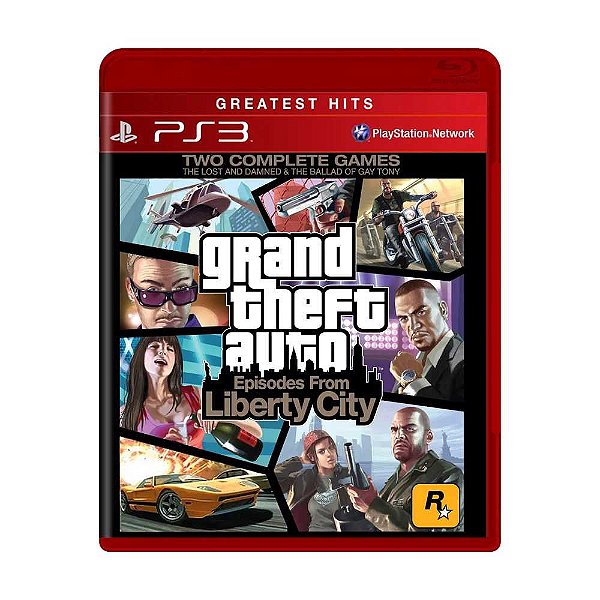 Jogo Grand Theft Auto: Episodes from Liberty City (GTA) (Greatest Hits) PS3 Usado
