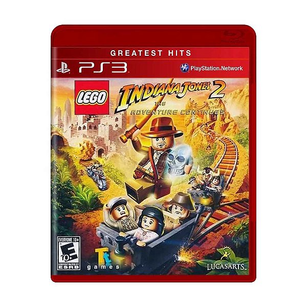 Jogo LEGO Indiana Jones 2: The Adventure Continues (Greatest Hits) PS3 Usado