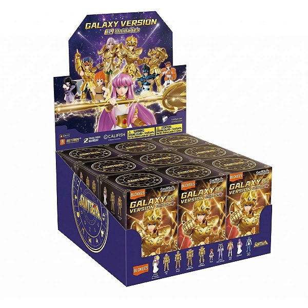 Boneco Blokees Saint Seiya Galaxy Version 03 Gold Zodiac