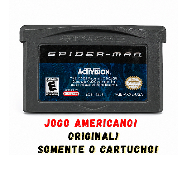 Cartucho Spider-Man GBA Usado
