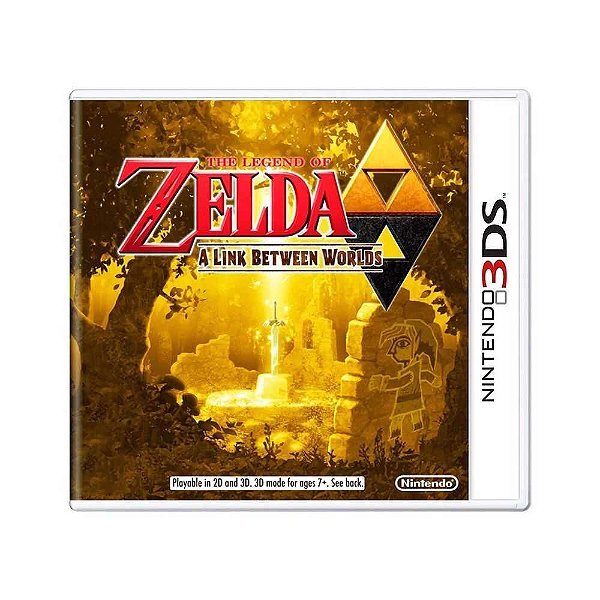 Jogo The Legend of Zelda: A Link Between Worlds 3DS Usado
