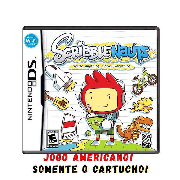 Cartucho Scribblenauts Nintendo DS Sem Caixa Usado