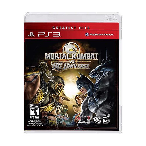 Jogo Mortal Kombat vs. DC Universe - PS3 (Greatest Hits) Usado