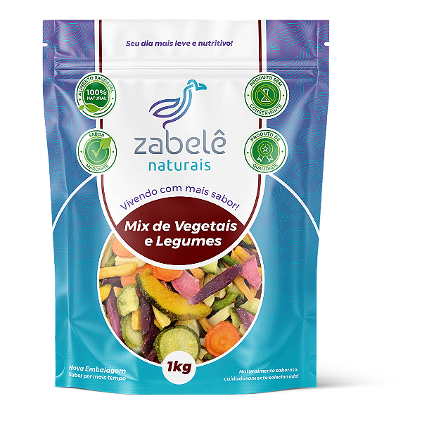 Mix de Vegetais Chips - Desidratados