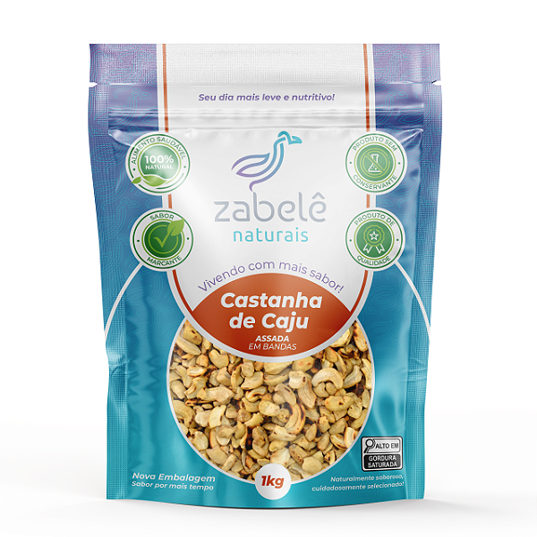 Castanha De Caju Assada em Bandas