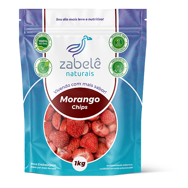 Morango Desidratado Chips