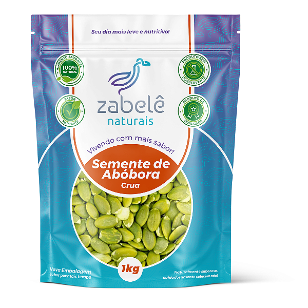Semente De Abóbora - Crua Sem Casca sem sal