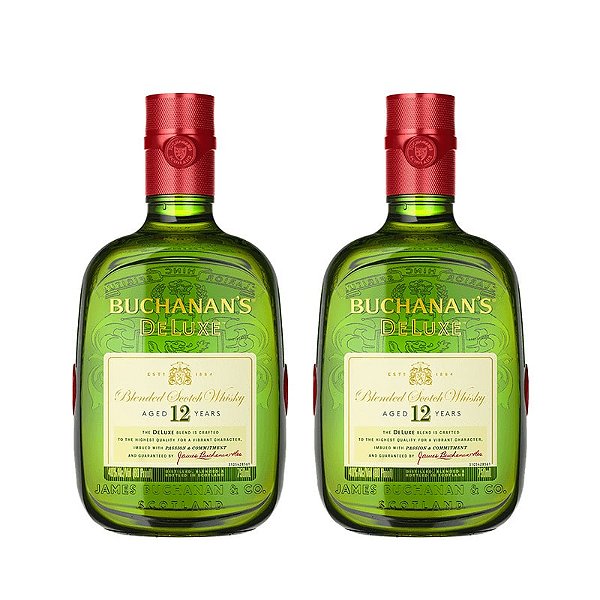 Kit c/2 Buchanan's Deluxe 12 anos (750ml) - Whisky