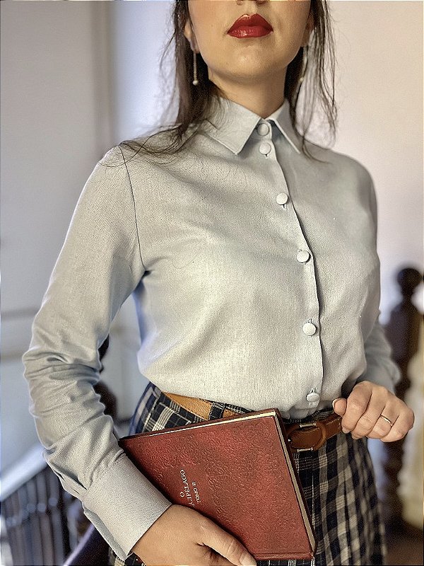 PRONTA ENTREGA - Camisa Rory (Azul Sereno)
