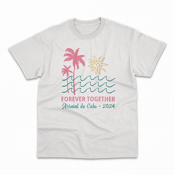 Beach Vibes - Camiseta Básica Regular Personalizada