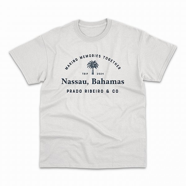 Bahamas - Camiseta Básica Regular Personalizada