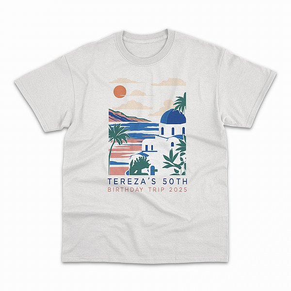 Grécia - Camiseta Básica Regular Personalizada