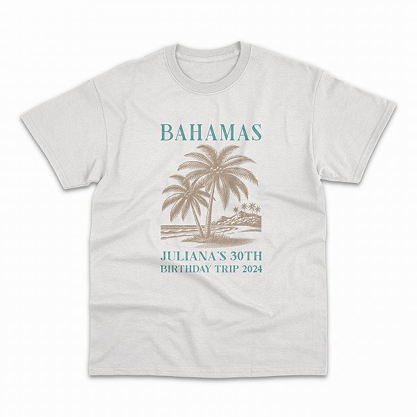 Palms - Camiseta Básica Regular Personalizada