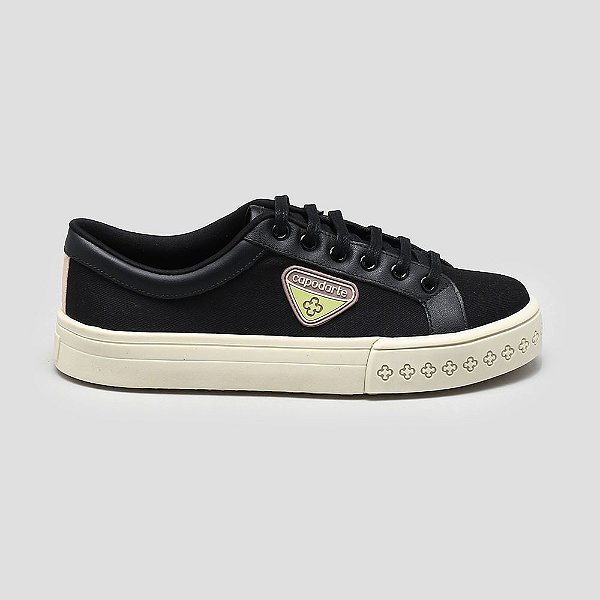 Tênis Feminino Sarja Paris Spotive Capodarte Preto