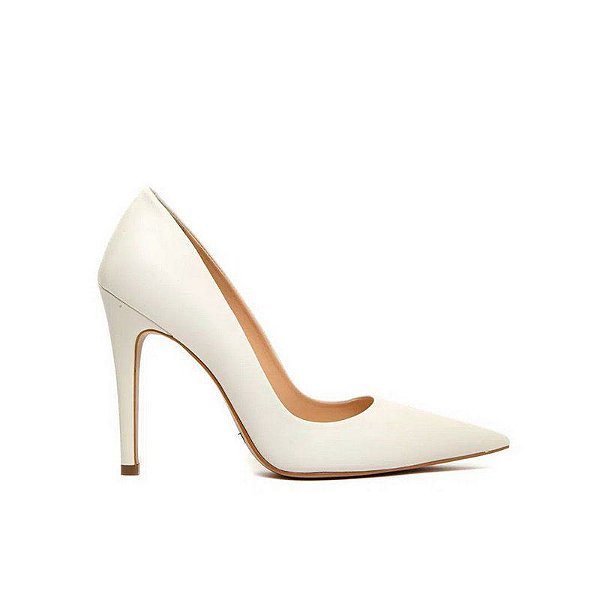 Scarpin Feminino Salto Fino Cecconello Branco
