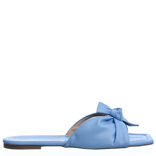 Rasteira Feminina Basic Laço Offline Azul Iris