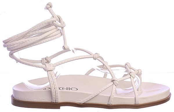 Papete Feminina Dandara Trançada Real Life I Specchio Brand Off White