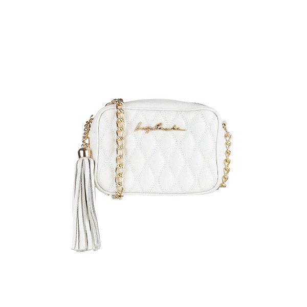 Bolsa Feminina Mini Matelassê Luiza Barcelos Off White
