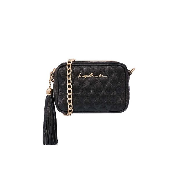Bolsa Feminina Mini Matelassê Luiza Barcelos Preta