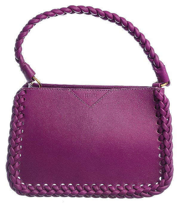 Bolsa Feminina Tiracolo Alisha Couro Schutz Roxo