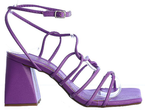Sandália Feminina Marina Colorindo Specchio Brand Roxo