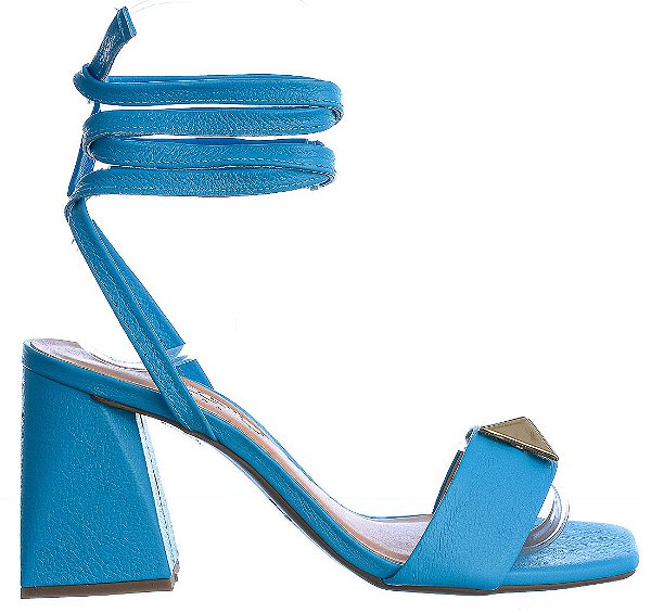Sandália Feminina Julia Colorindo Specchio Brand Azul
