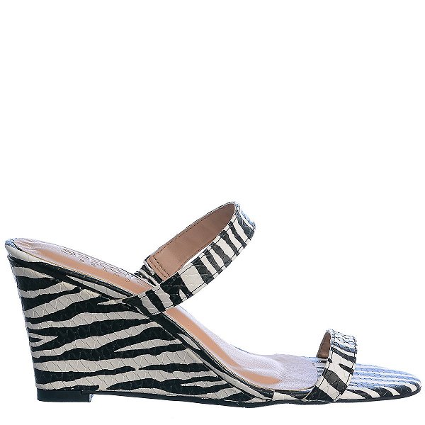 Tamanco Feminino Daiany Colorindo Specchio Brand Animal Print