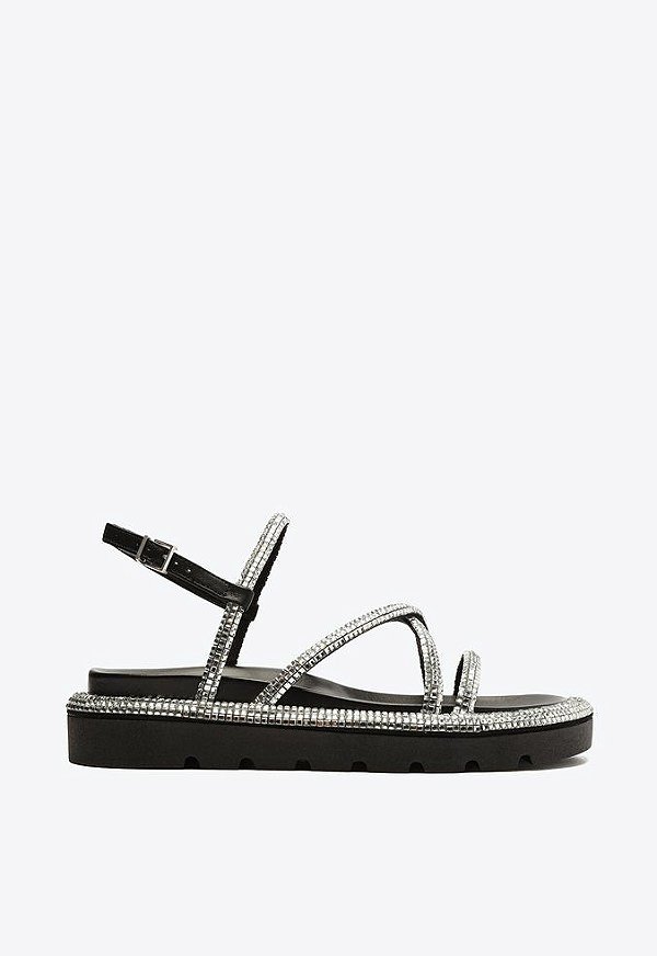 Sandália Feminina Papete Callie SS23 Schutz Preta