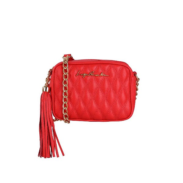 Bolsa Feminina Mini Viena Prisma Luiza Barcelos Vermelha