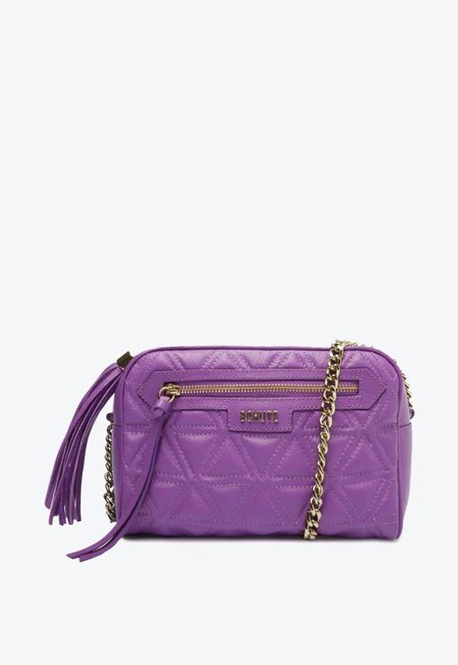 Bolsa Feminina Tiracolo Mirella Couro SS23 Schutz Roxo