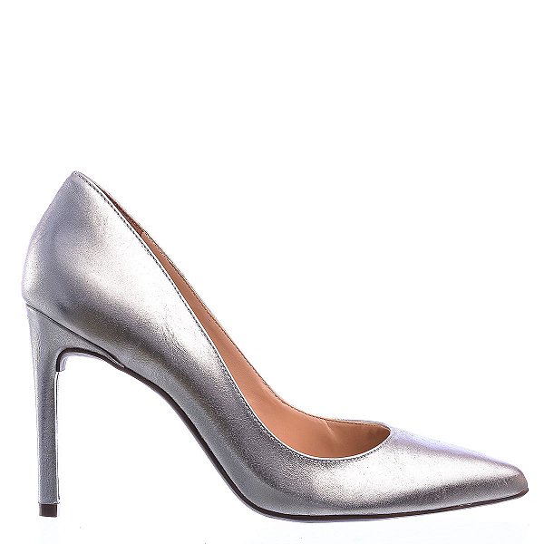 Scarpin Feminino Jenifer Nossas Versões Specchio Brand Prata