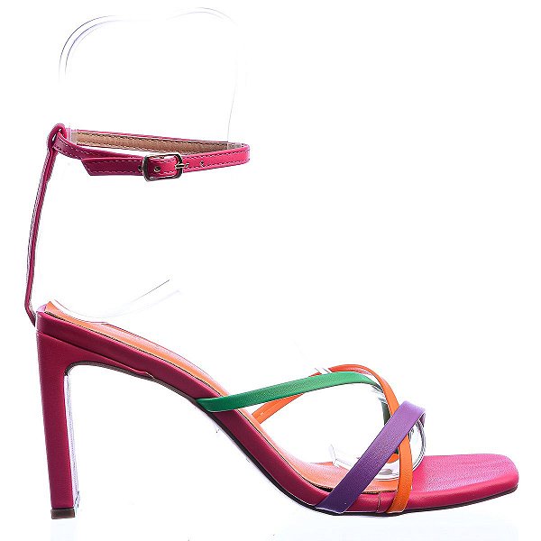 Sandália Feminina Erica Nossas Versões Specchio Brand Pink