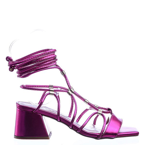 Sandália Feminina Amália Nossas Versões Specchio Brand Pink