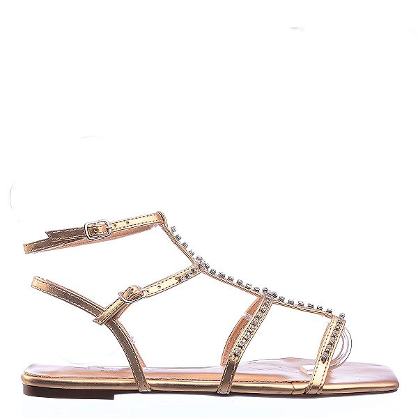 Rasteira Feminina Esther Back In Stock Specchio Brand Dourada