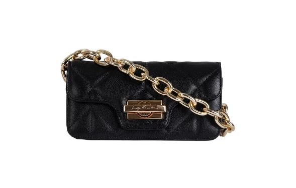 Bolsa Feminina Mini Shoulder Matelasse Luiza Barcelos Preta